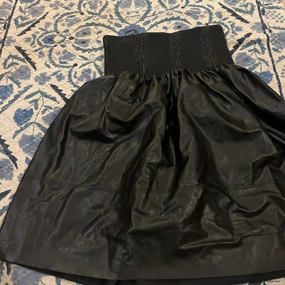 Current‎ Air faux leather skirt small
